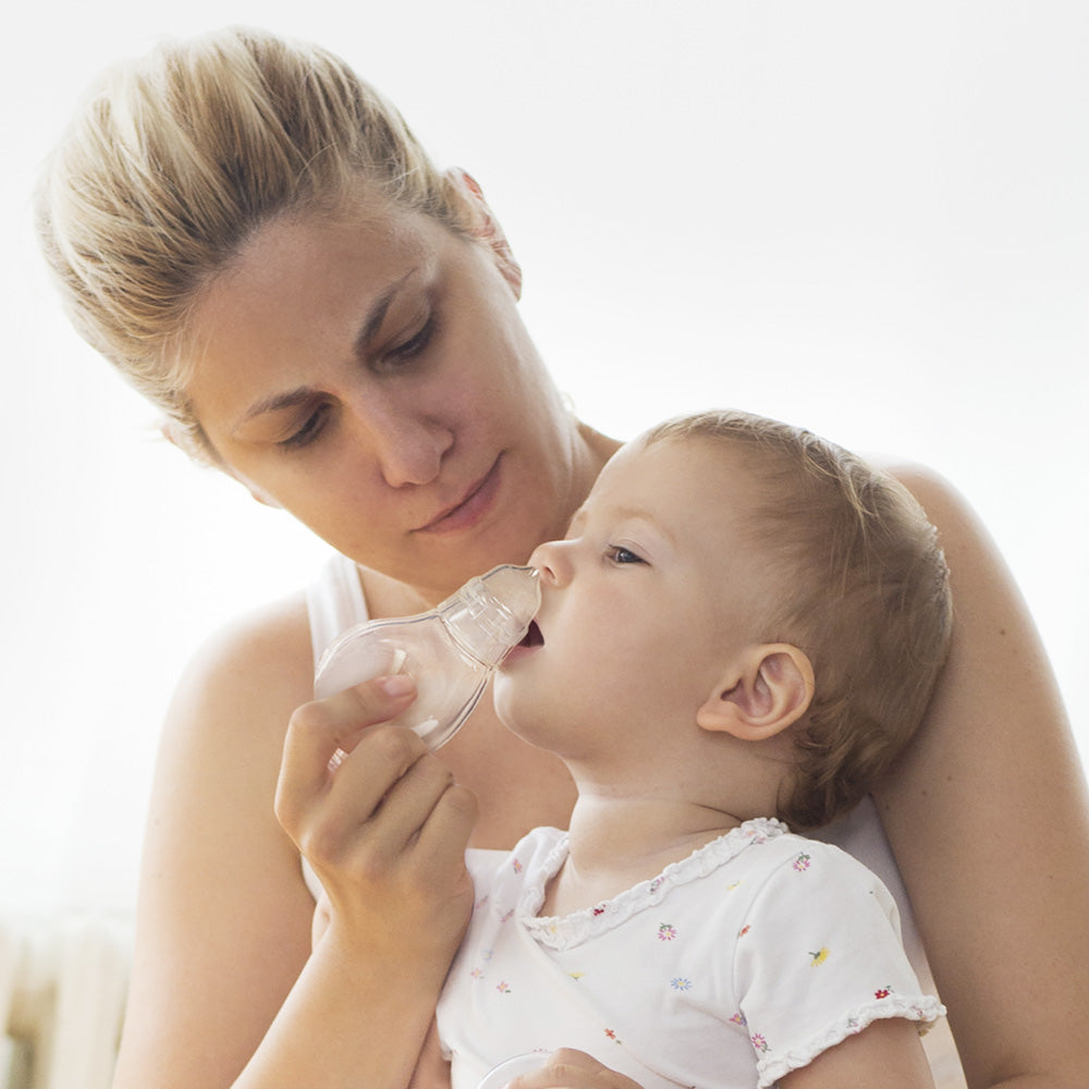 Aspirador nasal fácil de apretar