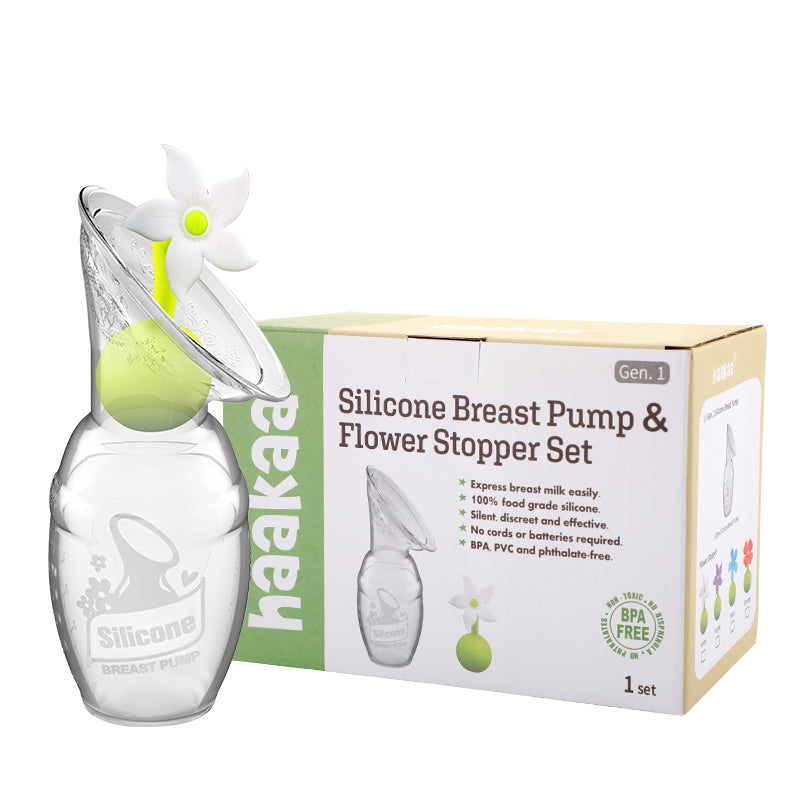 Gen 1. Recolector de leche con tapa de flor (100ml)