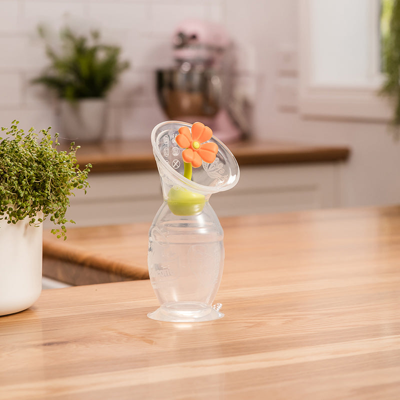 Gen 2. Recolector de leche con tapa de flor (100 -150ml)