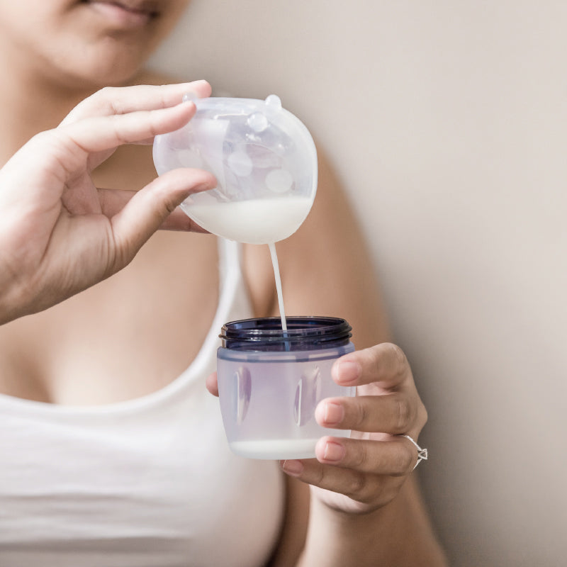Gen. 2 Recolector de leche materna con base de succión & tapa redonda –  mamica